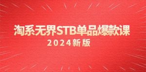 淘系 无界STB单品爆款课（2024）付费带动免费的核心逻辑，万相台无界关键词推广/精准人群的核心