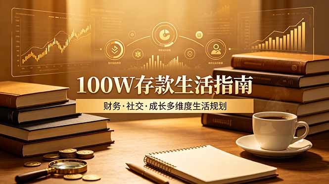 付费文章：100W存款生活指南，如何从财务、社交、成长等维度规划自己的生活-娜娜项目网