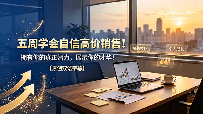 五周学会自信高价销售！拥有你的真正潜力，展示你的才华！【原创双语字幕】-娜娜项目网