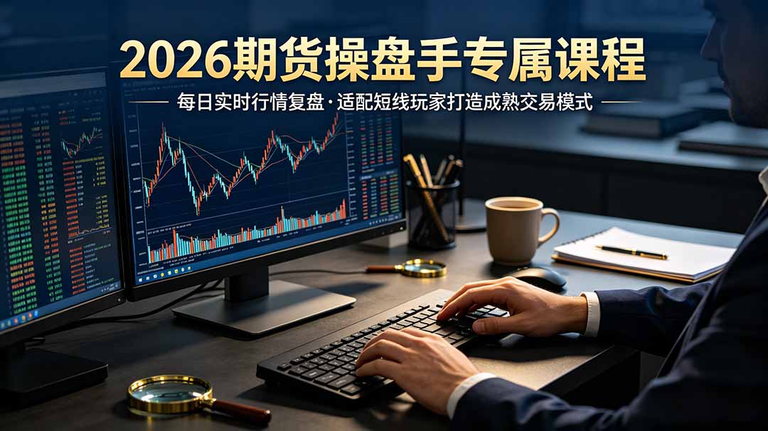 2026期货操盘手专属课程-更新6月，每日实时行情复盘，适配短线玩家打造成熟交易模式-娜娜项目网