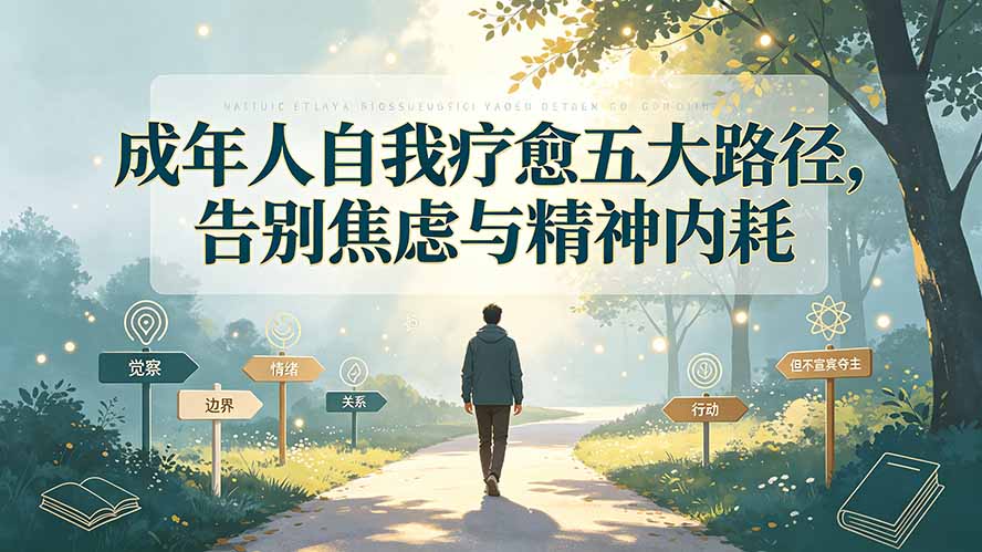 付费文章:成年人自我疗愈五大路径,告别焦虑与精神内耗-娜娜项目网