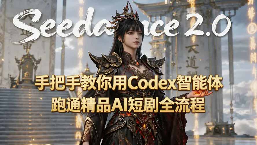 手把手教你用Seedance2.0+Codex智能体跑通精品AI短剧全流程(附3种skill技能)-娜娜项目网