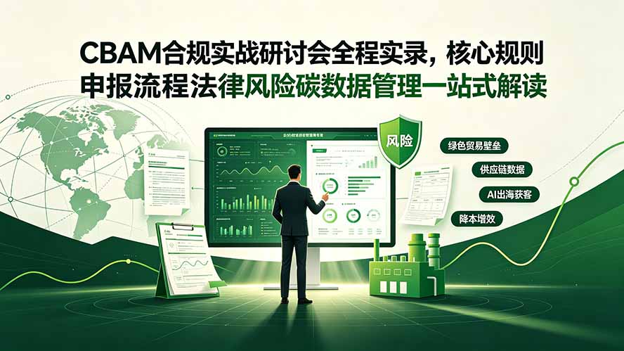 CBAM合规实战研讨会全程实录,核心规则申报流程法律风险碳数据管理一站式解读-娜娜项目网
