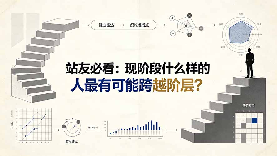 付费文章:站友必看:现阶段什么样的人最有可能跨越阶层?-娜娜项目网
