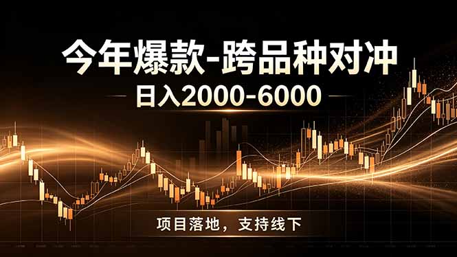 全新跨品种对冲模式上线！日稳定盈利 2000-6000，合规长久可批量放大-娜娜项目网