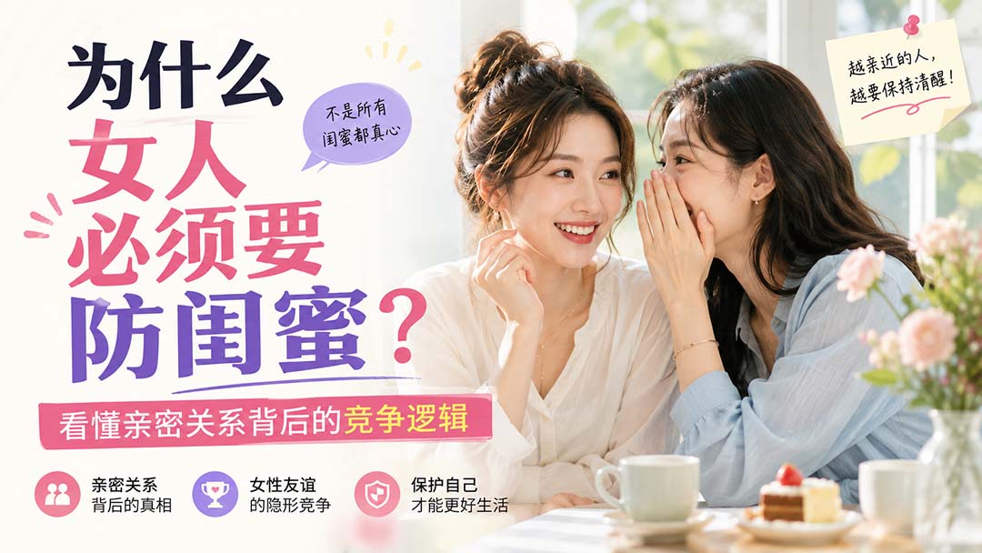 付费文章:为什么女人必须要防闺蜜?看懂亲密关系背后的竞争逻辑-娜娜项目网