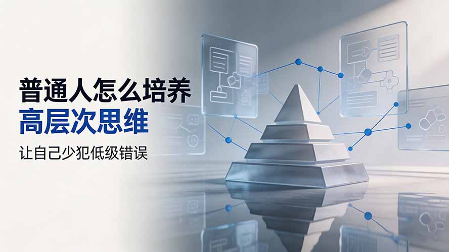 付费文章：普通人怎么培养高层次思维，让自己少犯低级错误-娜娜项目网