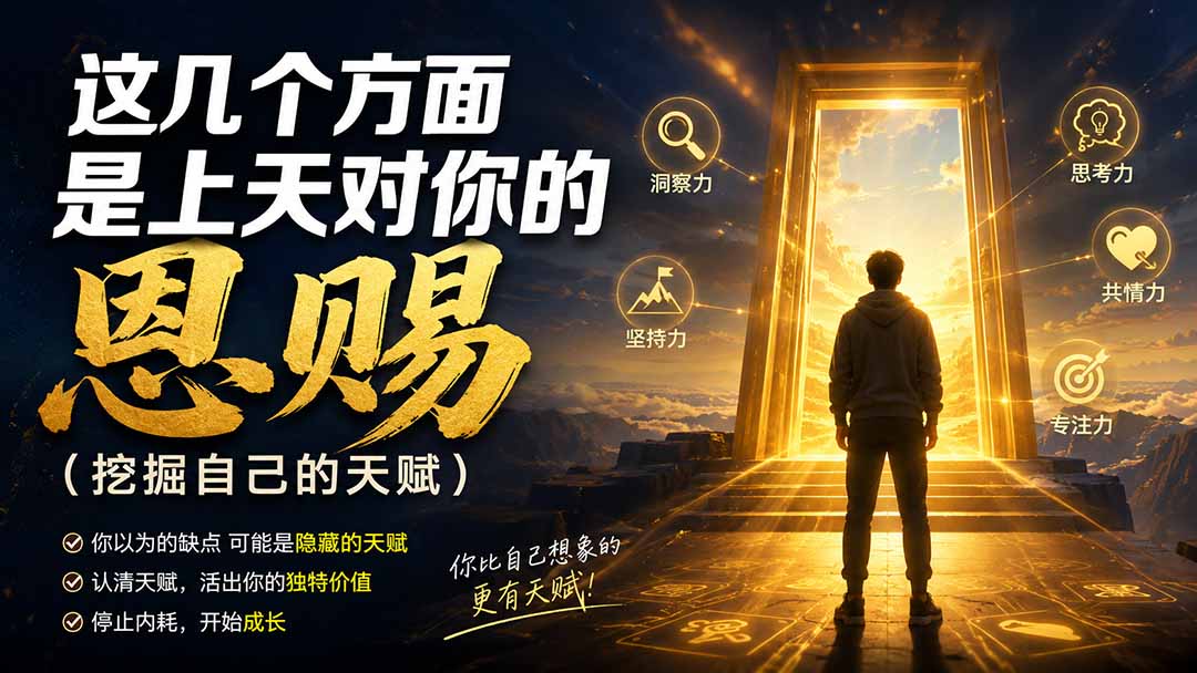 付费文章:这几个方面是上天对你的恩赐(挖掘自己的天赋)-娜娜项目网