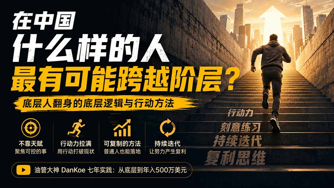 付费文章：在中国什么样的人最有可能跨越阶层？底层人翻身的方法！-娜娜项目网