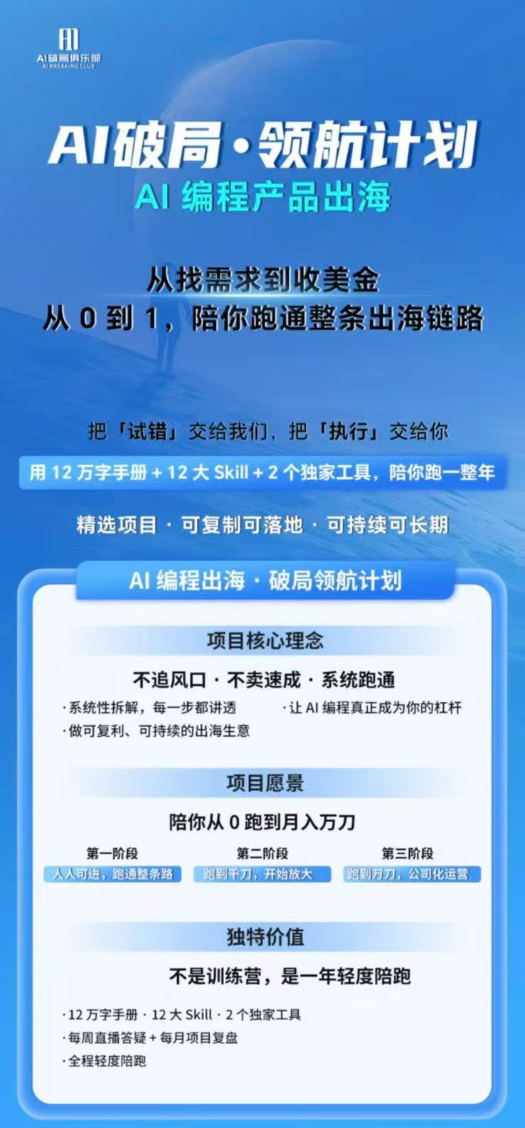 图片[1]-AI编程产品出海领航计划-更新：12万字手册+12大Skill+2个独家工具，从找需求到上线收美金跑通全链路-娜娜项目网