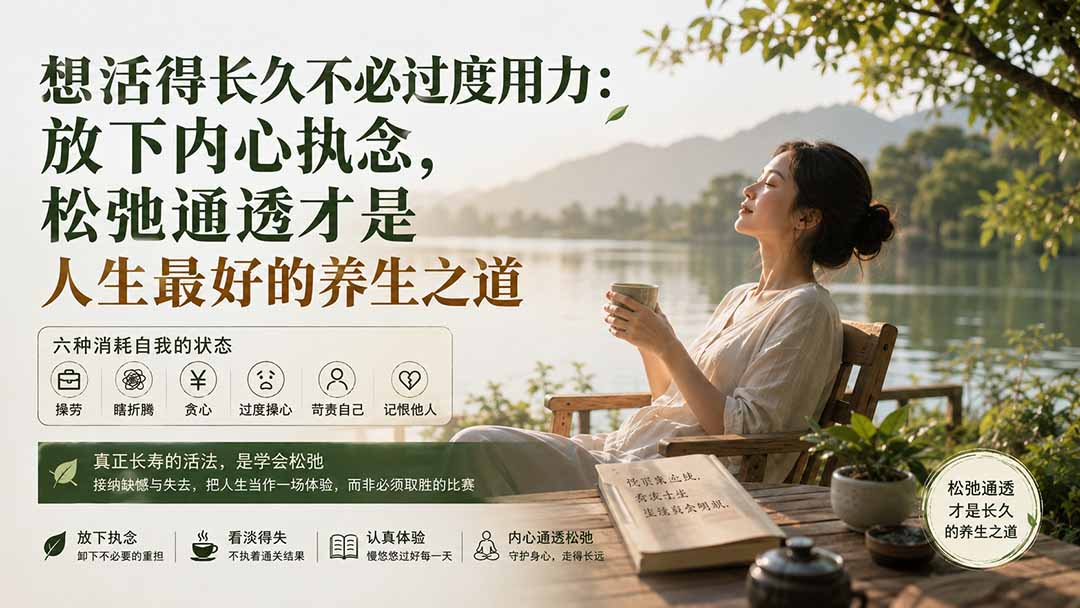 付费文章:想活得长久不必过度用力:放下内心执念,松弛通透才是人生最好的养生之道-娜娜项目网