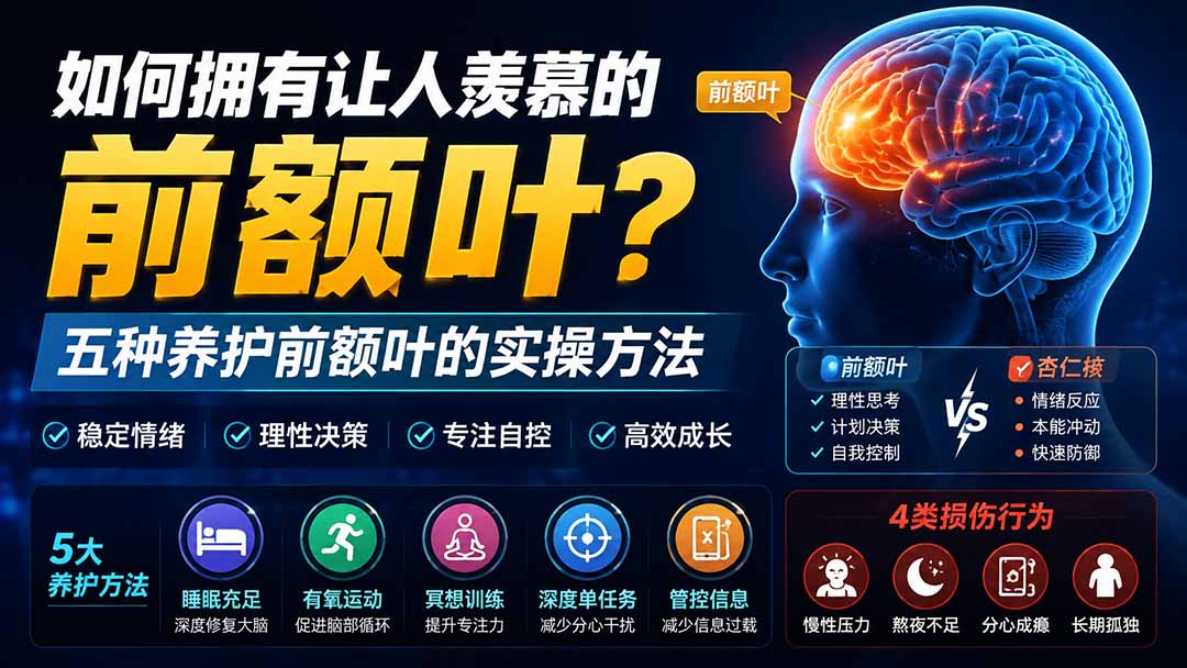 付费文章:如何拥有让人羡慕的前额叶?五种养护前额叶的实操方法-娜娜项目网
