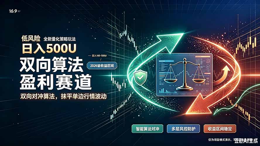 算法对冲/EA量化,日入500刀,躺着赚钱!你把它当做“自动提款机”,它把你就爆了-娜娜项目网