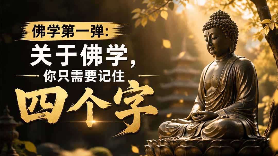 付费文章：佛学第一弹:关于佛学，你只需要记住四个字-娜娜项目网