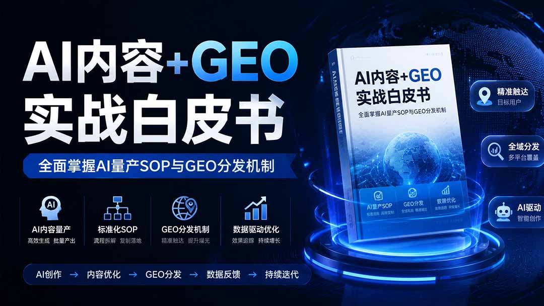 AI内容+GEO实战白皮书。全面掌握AI量产SOP与GEO分发机制-娜娜项目网