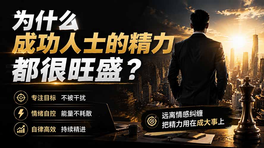 付费文章:为什么成功人士的精力都很旺盛?-娜娜项目网