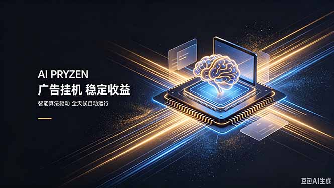 AI Pryzen 广告挂机|24小时自动跑,日入300-500,新手零门槛-娜娜项目网