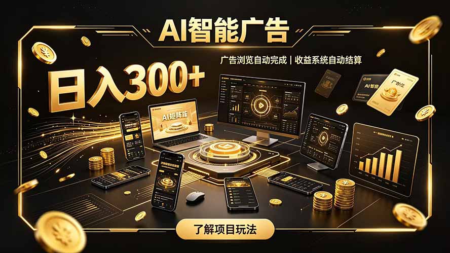 自研 AI 系统|轻资产起步|长期稳定收益|宝妈 上班族轻轻松松日入300+-娜娜项目网
