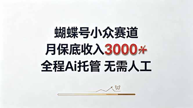 视频号小众领域,月收入3000+, 全程Ai托管操作 新人2天学会!-娜娜项目网