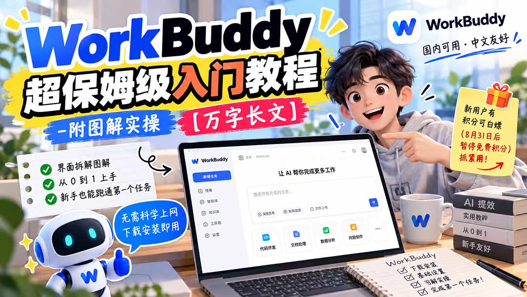 WorkBuddy 超保姆级入门教程-附图解实操 【万字长文】-娜娜项目网