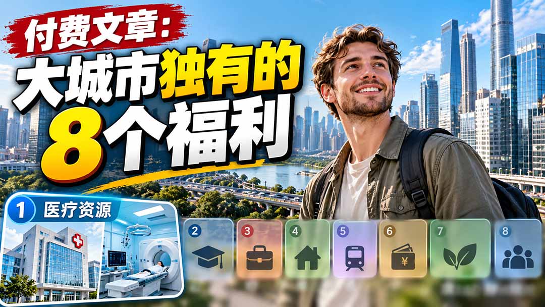 付费文章:大城市独有的8个福利-娜娜项目网