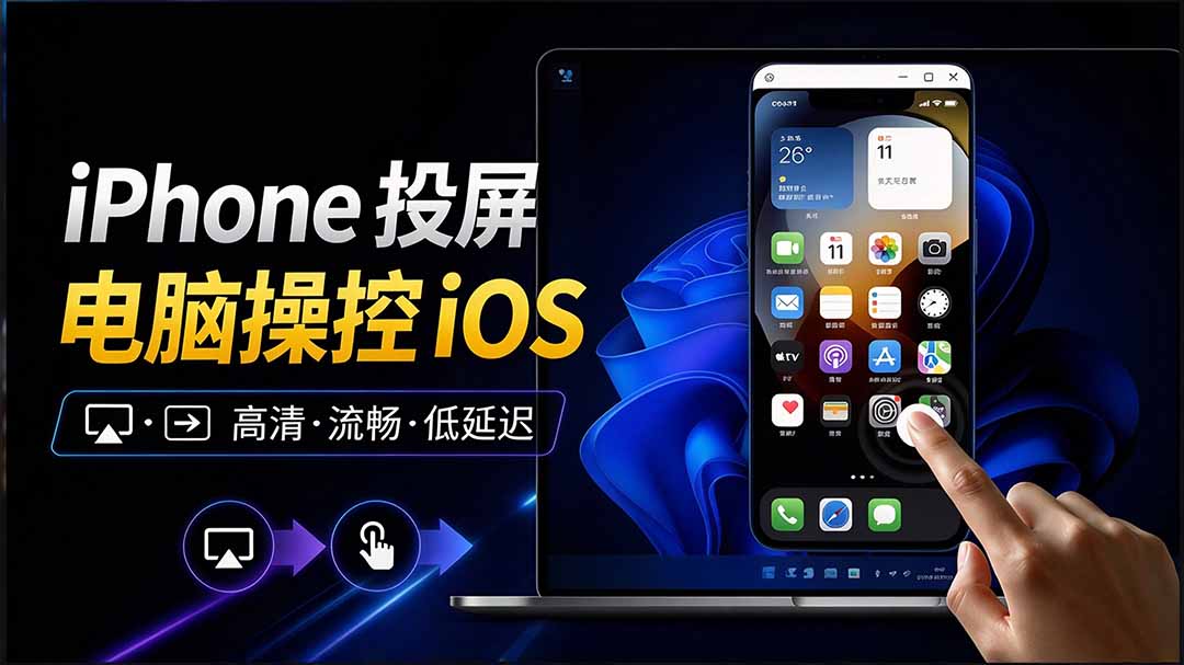 iPhone 投屏到 Windows 电脑，还支持操控IOS系统，多台设备能同时上屏，有点意思 iPhoneMirror-娜娜项目网