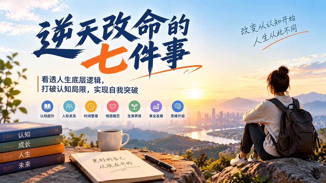 付费文章:逆天改命的七件事,看透人生底层逻辑,打破认知局限,实现自我突破-娜娜项目网